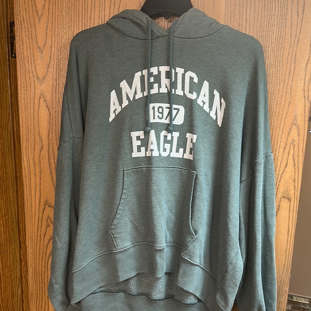 American Eagle Outfitters Teal Pullover